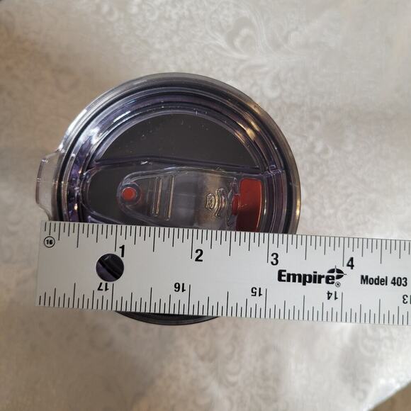 Personalized Melissa tumbler dark red stainless steel travel mug double walled - Picture 9 of 9